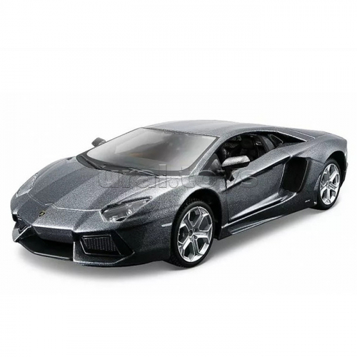 DIY машинка с отверткой die-cast Lamborghini Aventador LP 700-4, 1:24, серая