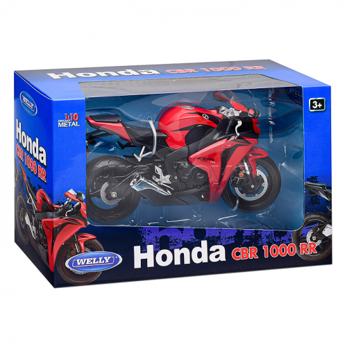 Мотоцикл 1:10 Honda CBR 1000 RR 2009, красный