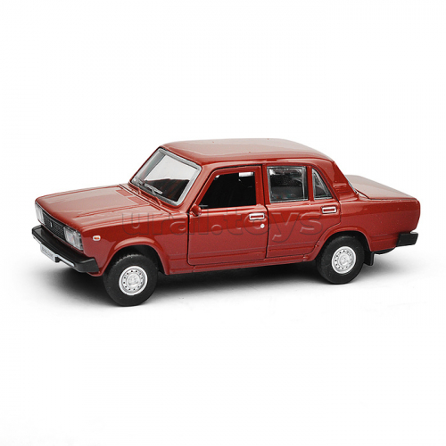Машина металл LADA ВАЗ-2105 1997 12 cm, (двери, багаж, романс.)инерц., в коробке