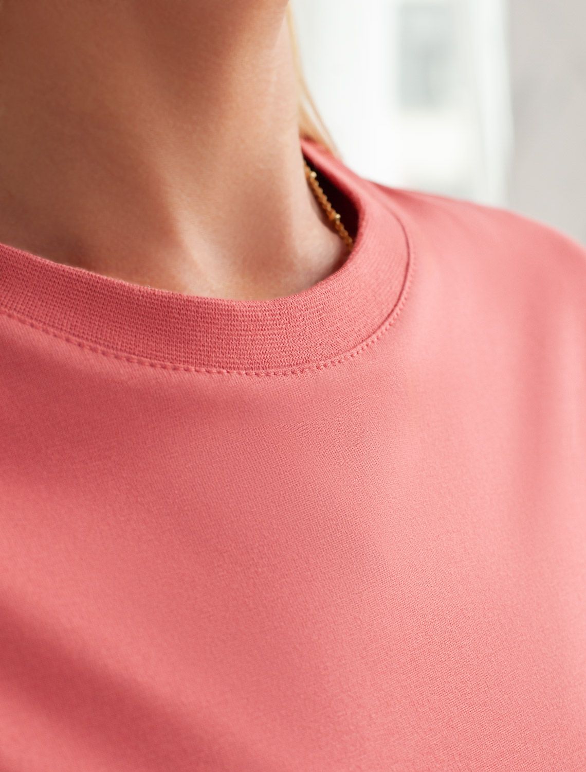 Футболка из премиального хлопка D49.110 терракота