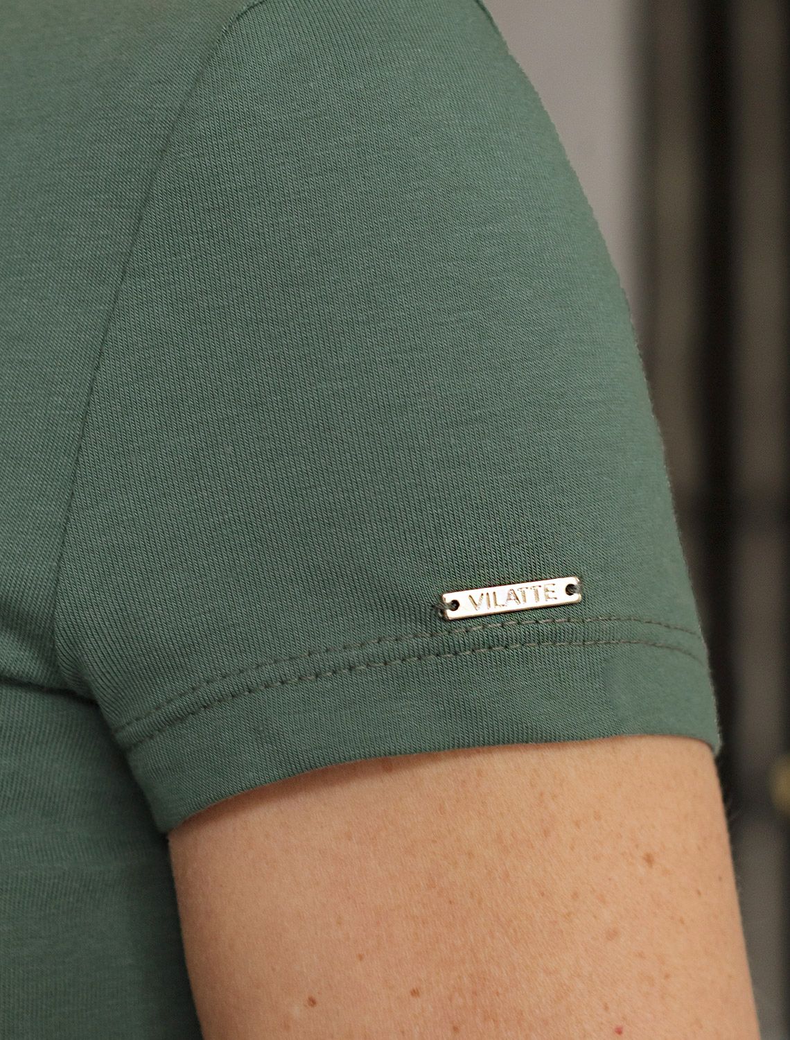 Футболка из премиального хлопка D49.111 оливковый