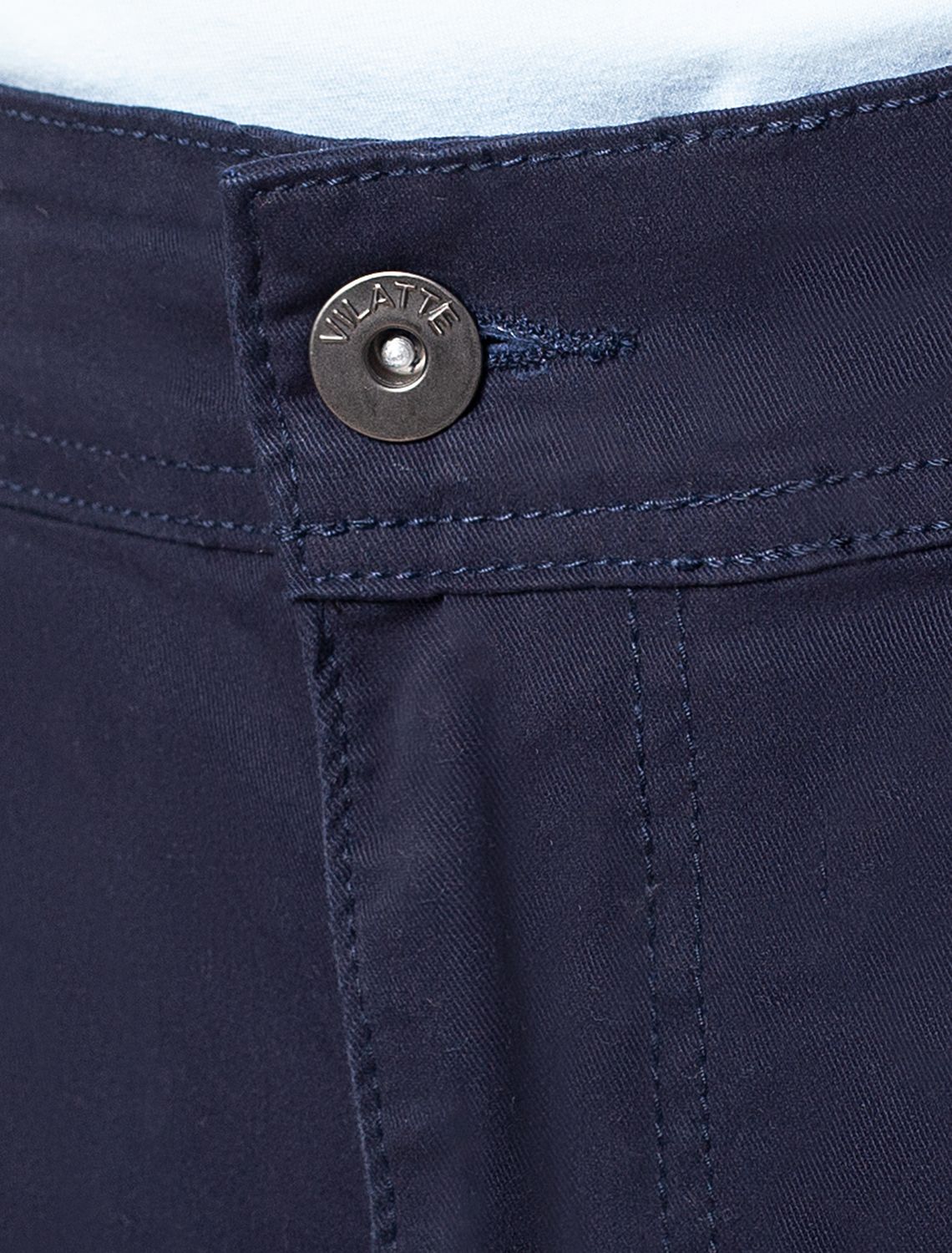 Ст.цена 1990р Брюки из плотного хлопка с эластаном U54.001 синий