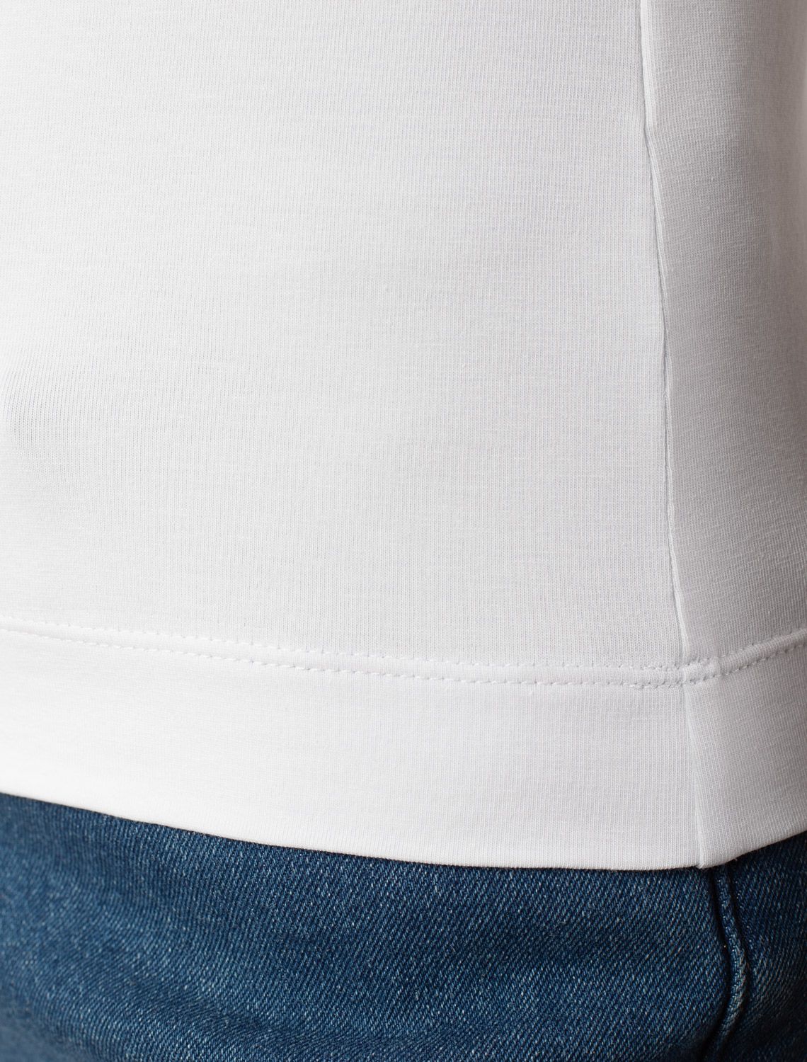 Водолазка из премиального хлопка с эластаном D49.114 белый