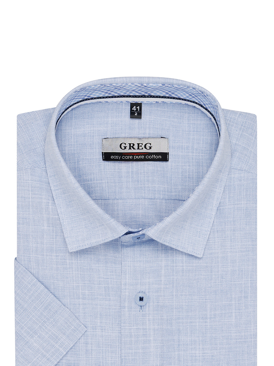 Сорочка мужская короткий рукав GREG 213/201/FL/Z/2p