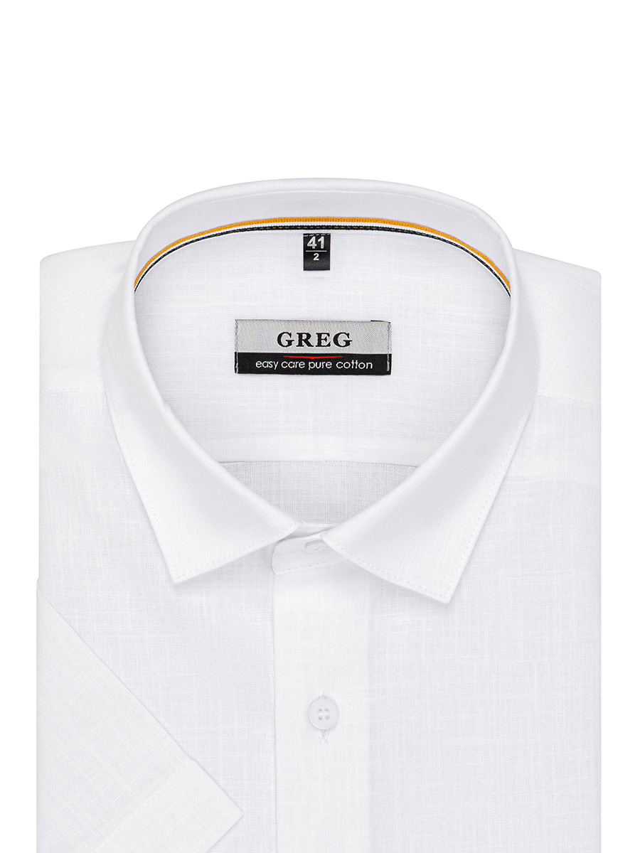 Сорочка мужская короткий рукав GREG 100/201/FLAM/Z/4p
