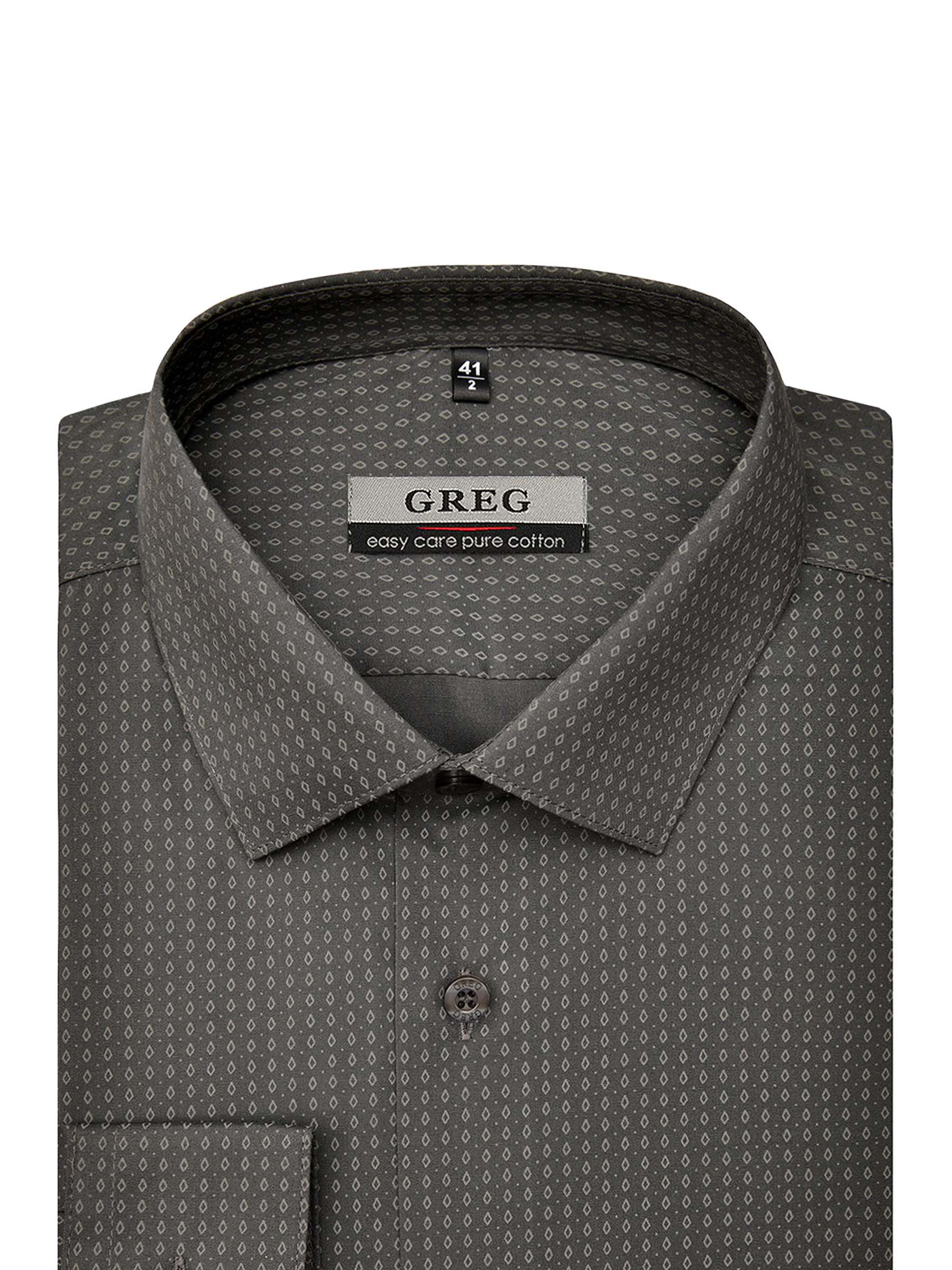 Сорочка мужская длинный рукав GREG 553/231/6196/Z