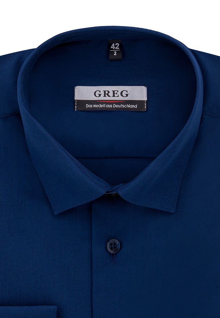 Сорочка мужская длинный рукав GREG 230/139/DB/ZV_V