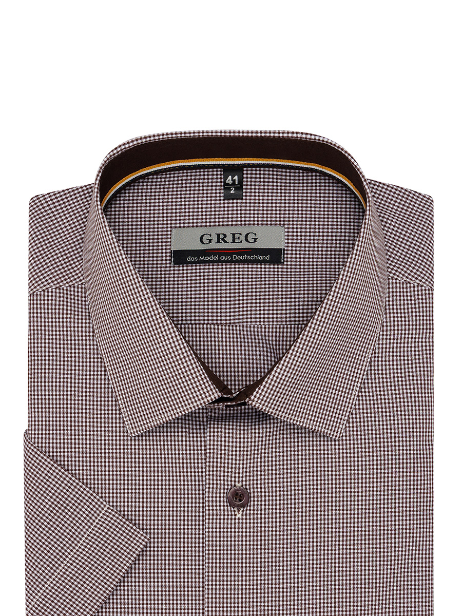 Сорочка мужская короткий рукав GREG 514/209/7474/1p