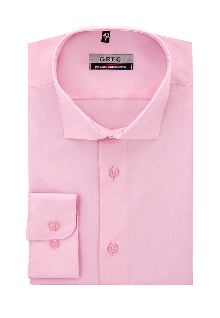 Сорочка мужская длинный рукав GREG 620/139/LT ROSE/Z_V