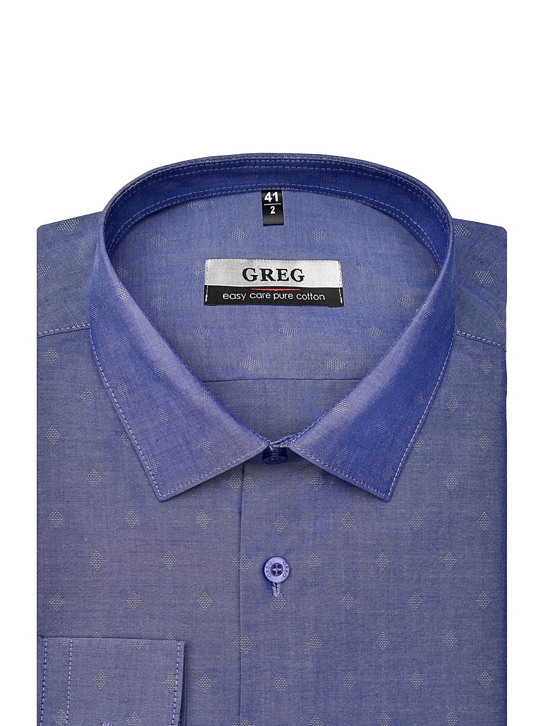 Сорочка мужская длинный рукав GREG 223/231/6080/Z