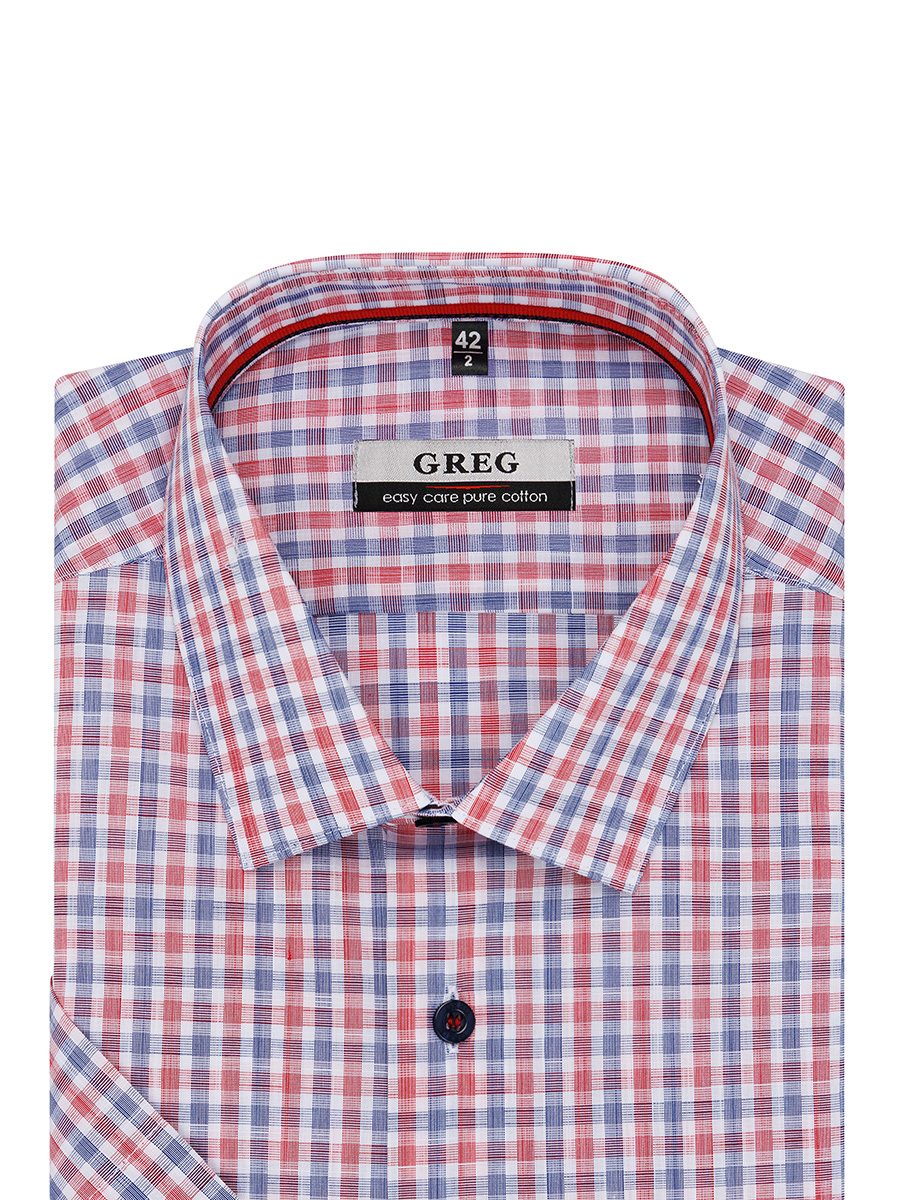 Сорочка мужская короткий рукав GREG 265/201/6724/1p