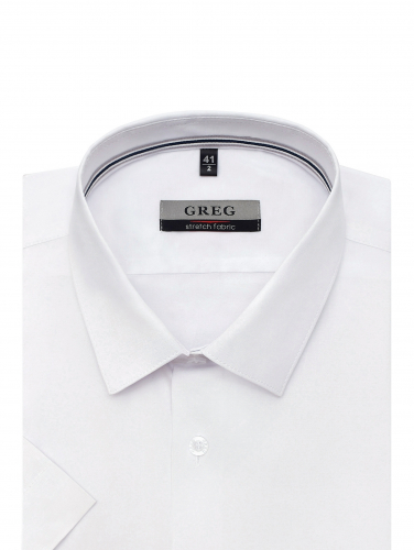 Сорочка мужская короткий рукав GREG 100/207/ZVN STRETCH_V