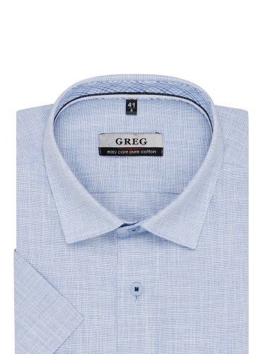 Сорочка мужская короткий рукав GREG 213/201/FL/Z/2p