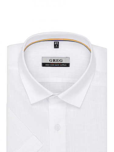 Сорочка мужская короткий рукав GREG 100/201/FLAM/Z/4p