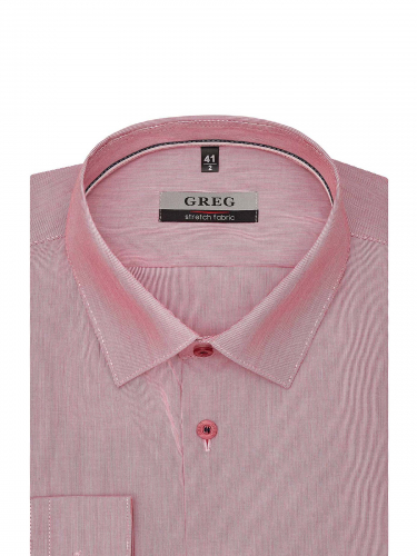 Сорочка мужская длинный рукав GREG 613/237/0205/ZN/1p STRETCH