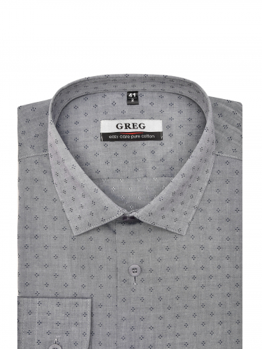 Сорочка мужская длинный рукав GREG 223/231/6186/Z