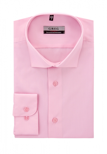 Сорочка мужская длинный рукав GREG 620/139/LT ROSE/Z_V