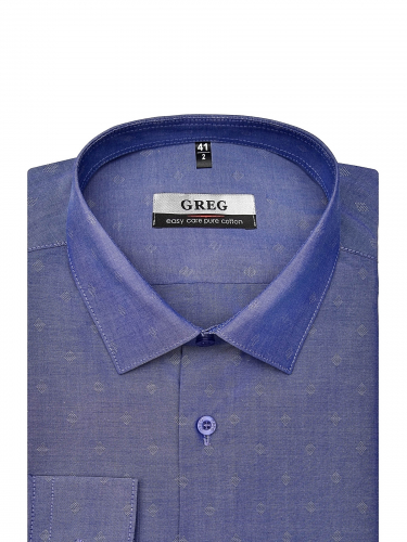 Сорочка мужская длинный рукав GREG 223/231/6080/Z
