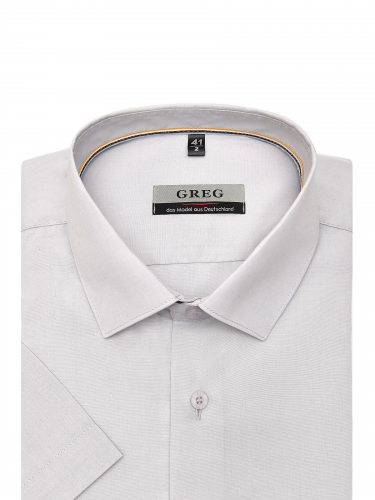 Сорочка мужская короткий рукав GREG 320/209/GR/Z/1p