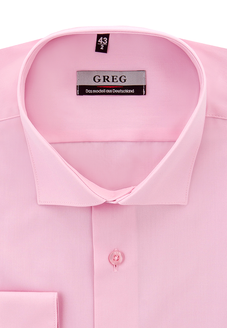 Сорочка мужская длинный рукав GREG 620/139/LT ROSE/Z_V