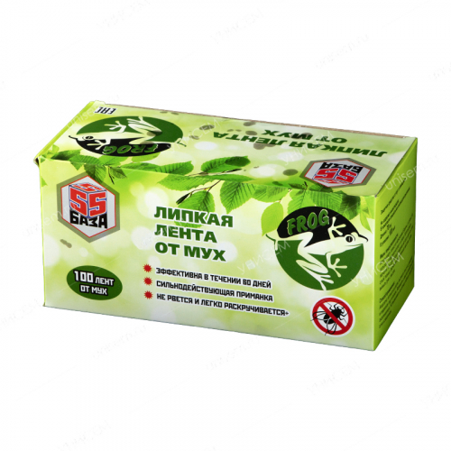 Липкая лента FROG от мух с мёдом (100/1000) КРАТНО 100