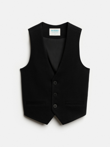 Жилет детский для мальчиков Vidan vest черный 20110400039