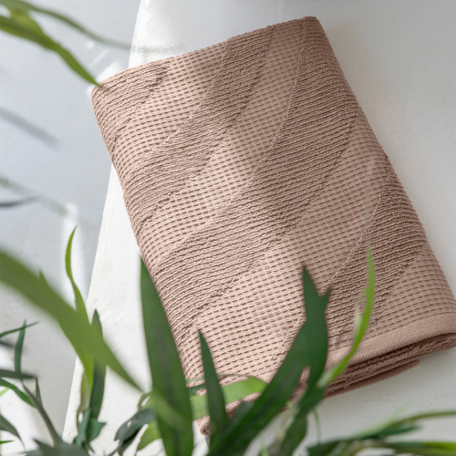 Набор Полотенец Verossa МХ48 Wave Texture Молочный шоколад 116 НПК008