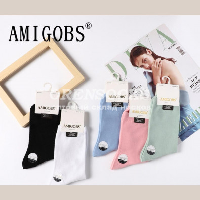 НОСКИ ЖЕНСКИЕ ХЛОПОК АССОРТИ AMIGOBS 9363