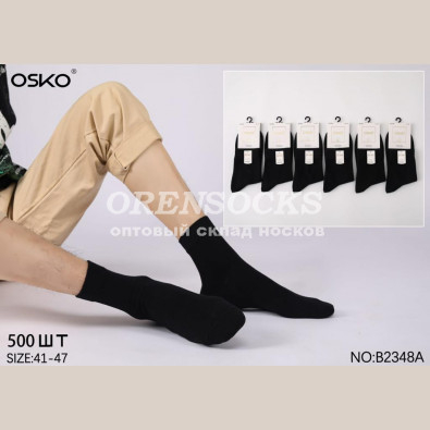 OSKO МУЖСКИЕ НОСКИ ЧЕСАНЫЙ ХЛОПОК B2348A