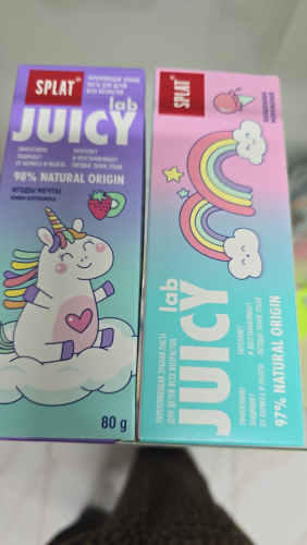 Детская зубная паста Juicy Lab Ягоды +Мороженое