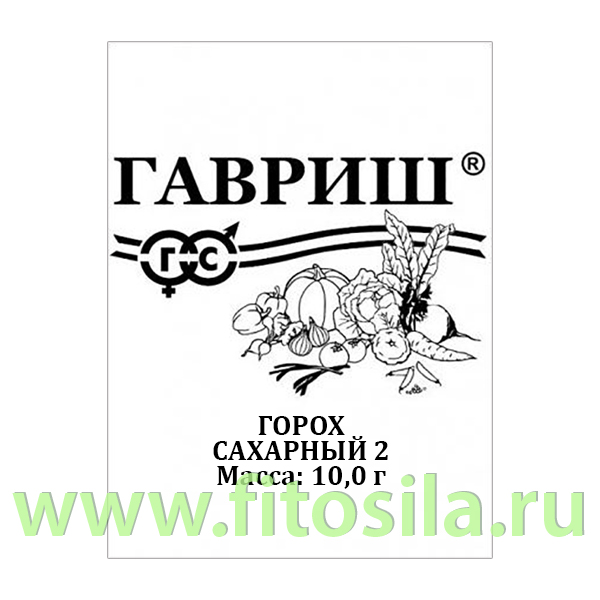 Горох овощной Сахарный 2 10 г б/п (семена для проращивания)