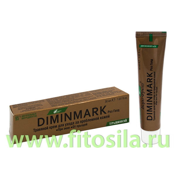 Боро-фреш травяной крем для ухода за кожей При акне. От прыщей. Diminmark