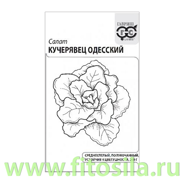 Салат Кучерявец Одесский 0,5 г (хрустящий) б/п с евроотв. (семена для проращивания)