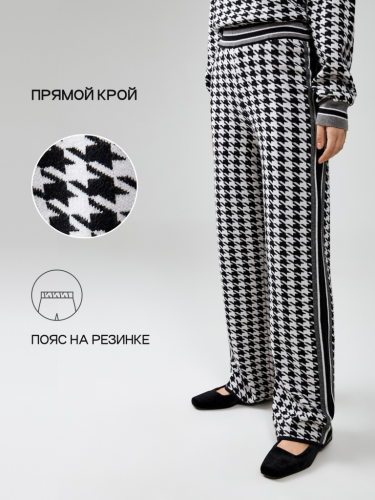 Брюки жен. Alda pt_teen черно-белый