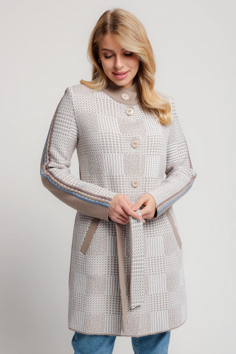 Кардиган Д 2983/кофейный