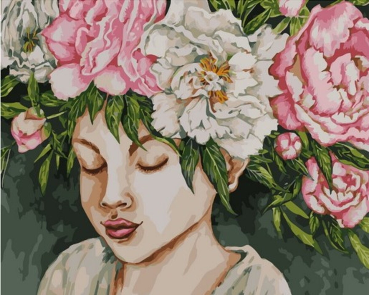 Картина по номерам на холсте и подрамнике 40х50 см