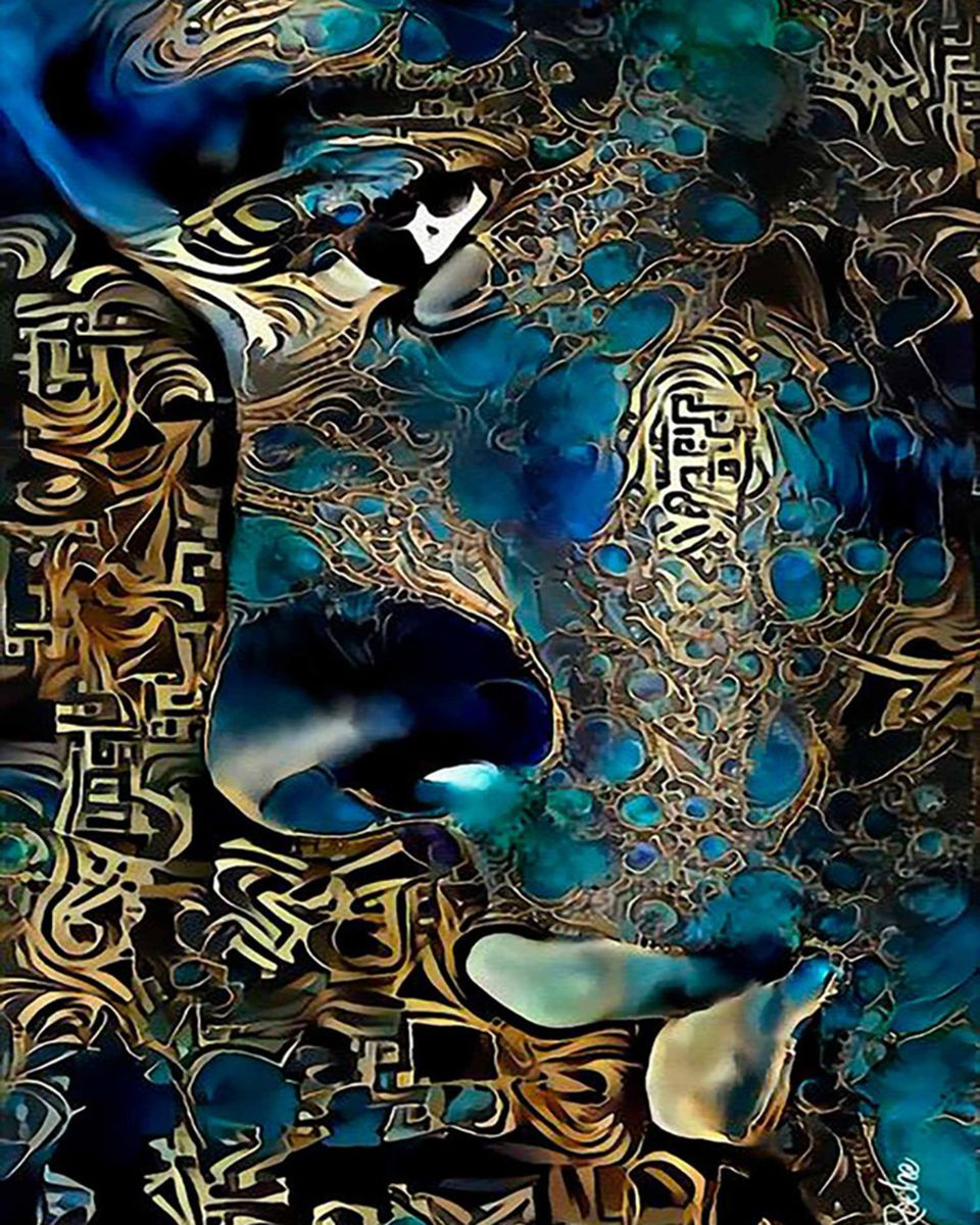 Алмазная мозаика круглыми стразами 40x50