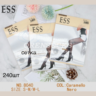 КОЛГОТКИ МЕЛКАЯ СЕТКА КАРАМЕЛЬНОГО ЦВЕТА ОТЛИЧНОГО КАЧЕСТВА ESS 8040