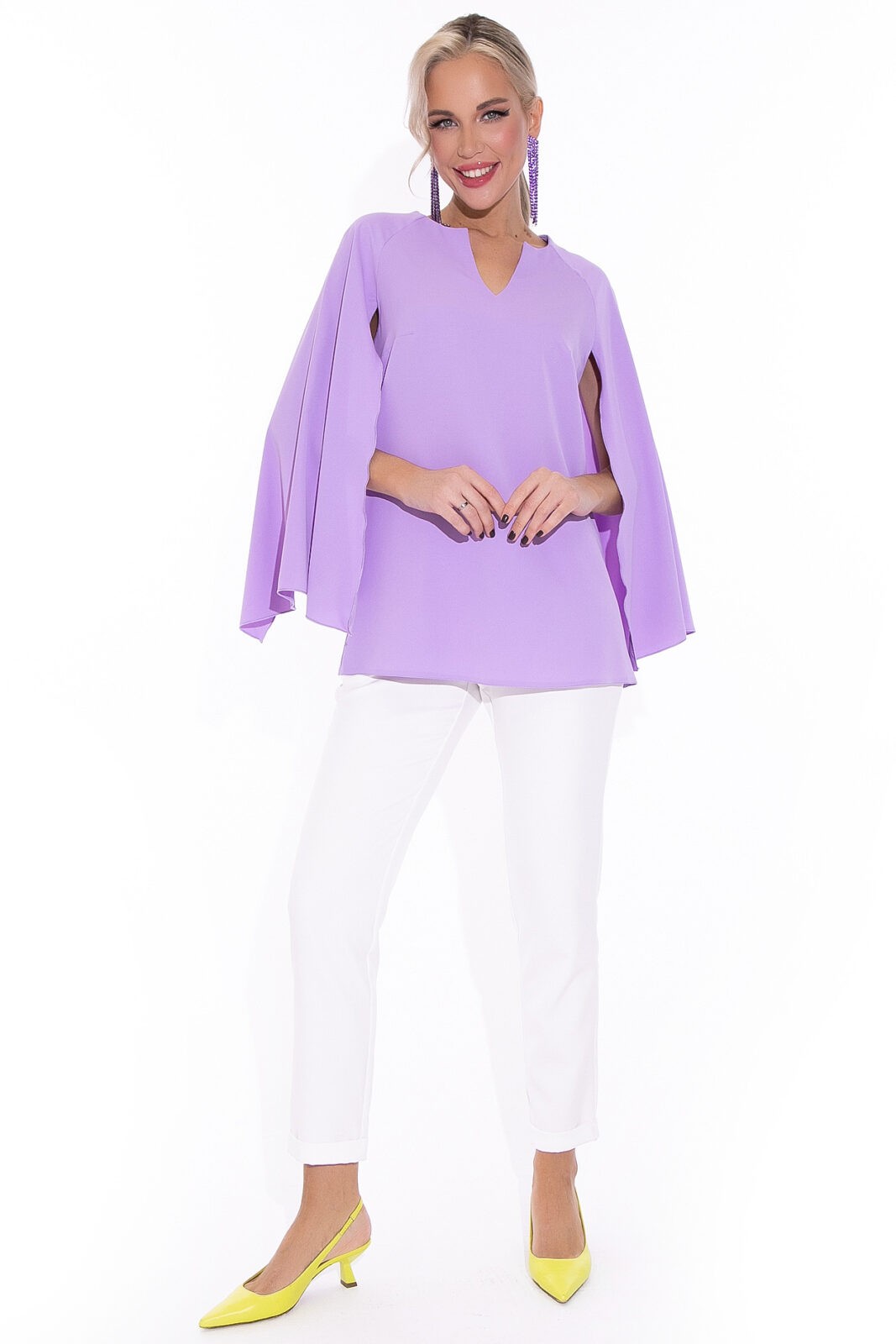 СТ. ЦЕНА 1430 руб//Туника Магия притяжения (сиреневый)