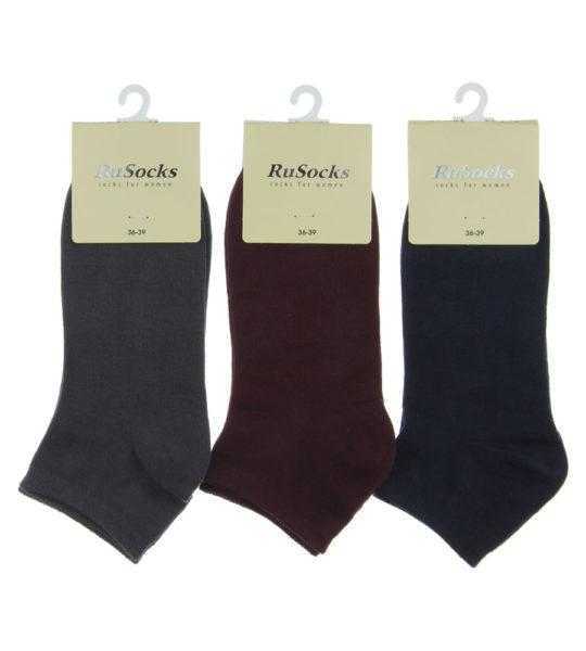 Носки женские укороченные тёмные Rusocks Ж-1700