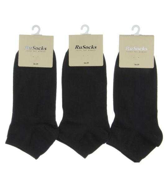 Носки женские короткие чёрные Rusocks Ж-1700