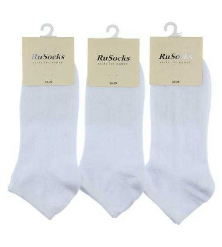 Носки женские короткие белые Rusocks Ж-1700