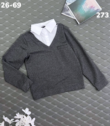 Джемпер 273 серый