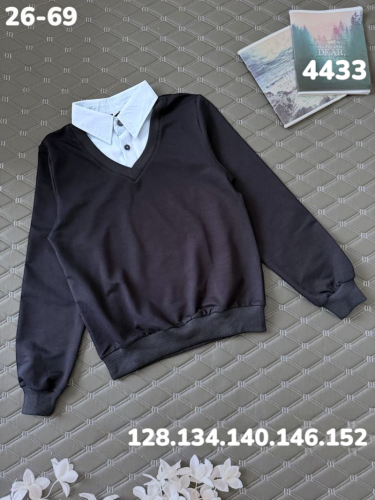 Джемпер 4433 голубой