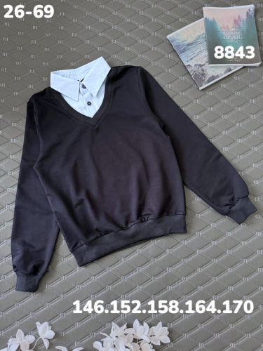 Джемпер 8843 голубой