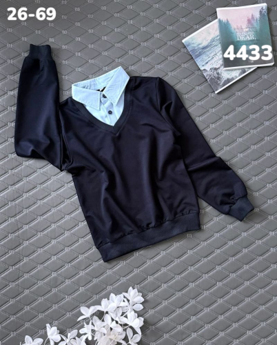 Джемпер 4433 голубой