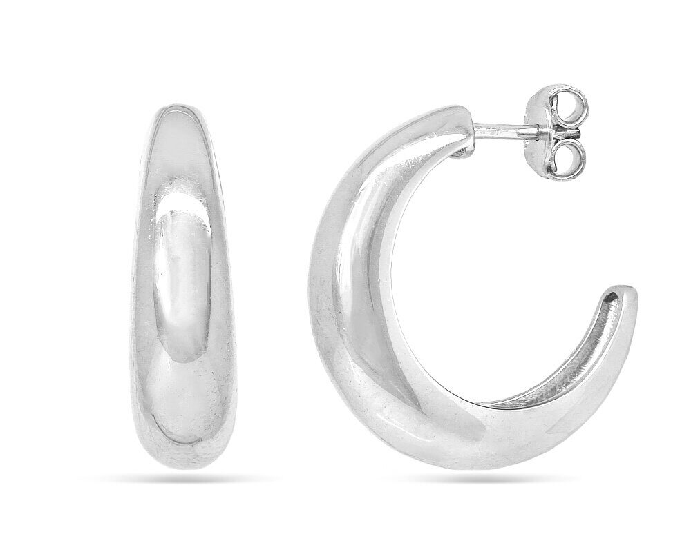 Серьги из серебра без вставки, OZ650044