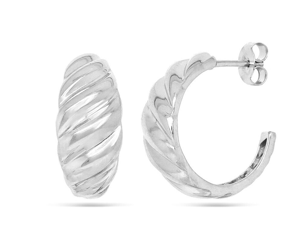 Серьги из серебра без вставки, OZ650043