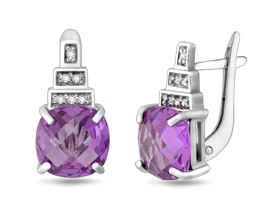 Серьги, синт.александрит, СПН4316
