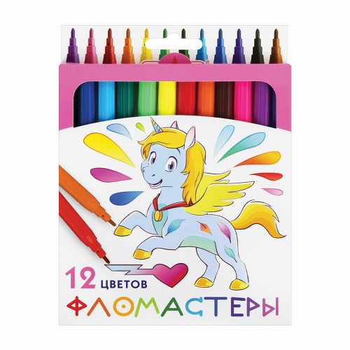 Фломастеры 12 цв. 